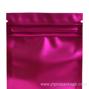 sachet packet zipper bag with bottom open